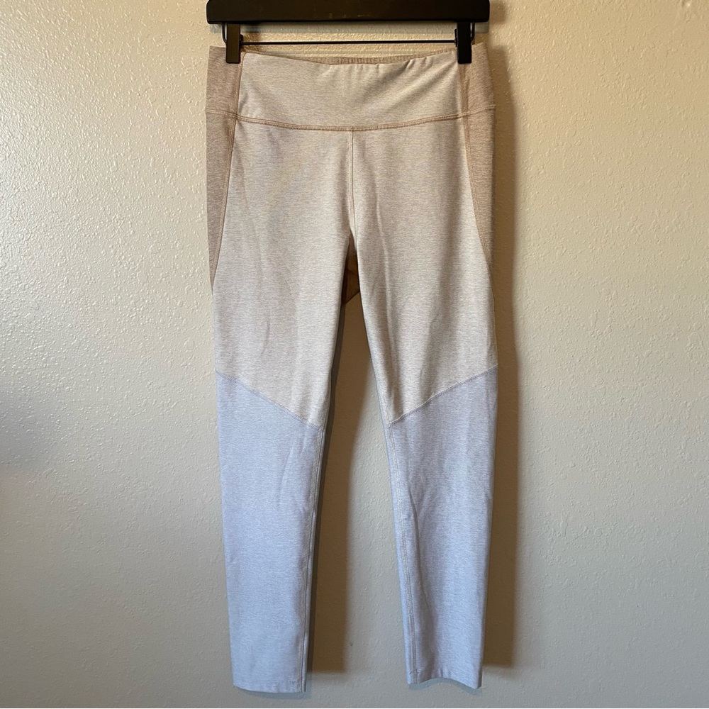 Outdoor Voices Tan Color block Leggings